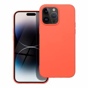 SILIKONA viedtālruņa apvalks IPHONE 14 Pro Max persiku