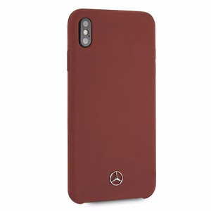 Mercedes Silikona līnija vāciņš iPhone XS Max - sarkans
