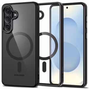 Tech-Protect Magmat MagSafe Maciņš for Samsung Galaxy S26 - caurspīdīgs melns