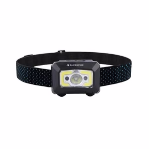 Superfire X30 galvas lukturītis, 340 lm, USB, 5 režīmi, 130 m