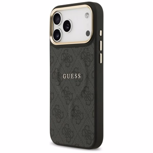 GUESS viedtālruņa apvalks (m) IPHONE 17 Pro Max ar MagSafe saderīgs PU 4G W/ Classic - melns