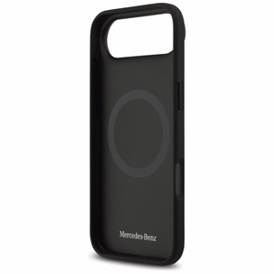 Mercedes Leather The Move Magnētiskais apvalks MagSafe viedtālrunim iPhone 17 Air - melns