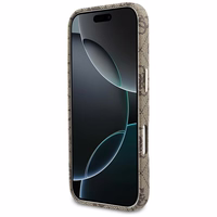 Guess 4G Script MagSafe futrālis iPhone 17 - Brūns