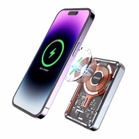 Portatīvais lādētājs Dudao TGK1 ar MagSafe bezvadu uzlādi 20W 10000mAh melns