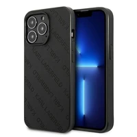 Karl Lagerfeld perforēts Allover apvalks iPhone 13 Pro / 13 6.1" - melna