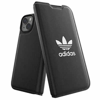 Adidas OR Viedtālruņa apvalks Booklet BASIC iPhone 14 6.1" melns/balts 50181