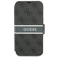 Guess GUBKP13X4GDGR iPhone 13 Pro Max 6,7" pelēks/grey book 4G Stripe