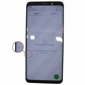 LCD Displejs Saderīgs ar Samsung G960 S9 Melns (Renewed: Telemax) (Ar Defects 211)