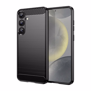 Carbon maciņš priekš Samsung Galaxy S26 melns