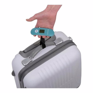 Dunlop digital luggage scale up to 40 kg, turquoise