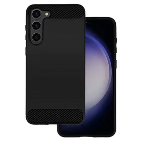 Aizmugurējais viedtālruņa apvalks CARBON Samsung Galaxy S23 Plus melns