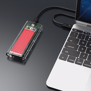 Orico TCM2-C3 M.2 NVME uz USB-C 10Gb/s disku ierīce - sarkana