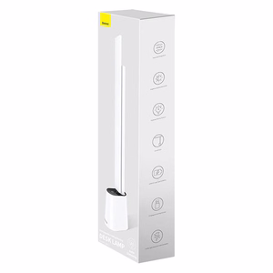 Baseus Smart Eye uzlādējama saliekama lasāmā galda LED lampa (Smart Light) balta (DGZG-02)