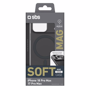 SBS Instinct Mag vāciņš iPhone 18 Pro Max / 17 Pro Max, saderīgs ar MagSafe – melns