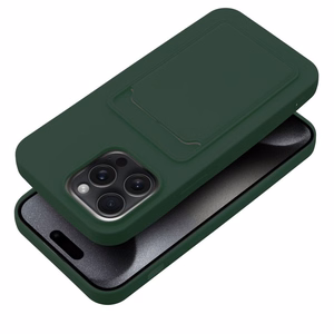 Case for iPhone 15 PRO MAX Card Case zielony