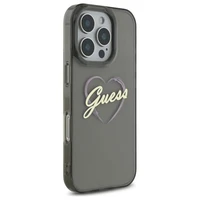 Guess IML sirds viedtālruņa apvalks iPhone 16 Pro Max - melna