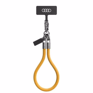 Audi universāla tālruņa siksniņa 28cm 8mm dzeltena AU-HSL8-R8/D1-YW