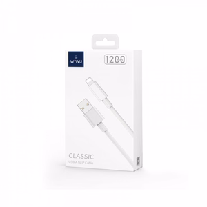 WiWU - Classic Series Data Cable Wi-C006 USB A to Lightning 2,4A - white