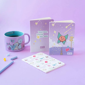BT21 SHOOKY A6 piezīmju grāmatiņu komplekts, 3 gab.