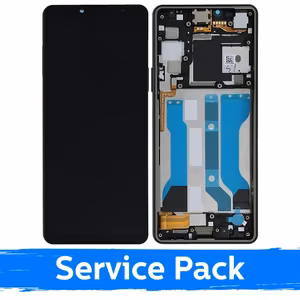 LCD дисплей для Sony Xperia 10 V чёрный с рамкой (Service Pack)