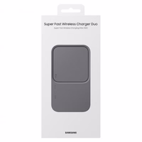 Bezvadu lādētājs Samsung "Duo" EP-P5400TWEGEU Balts 15W (ar lādētājs un kabelis) / 100% Genuine /