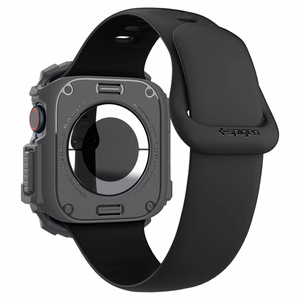 Spigen Rugged Armor apvalks Apple Watch 10 46mm pulkstenim - pelēks