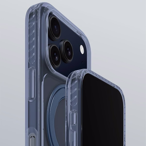 AmazingThing Titan Pro MagSpin viedtālruņa apvalks iPhone 17 Pro, saderīgs ar MagSafe – zils