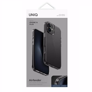 Uniq Air Fender viedtālruņa apvalks iPhone 16 Plus - pelēks