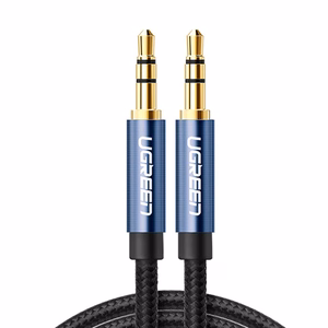 Ugreen AV112 AUX audio kabelis taisns minijack 3.5mm 1m - zils