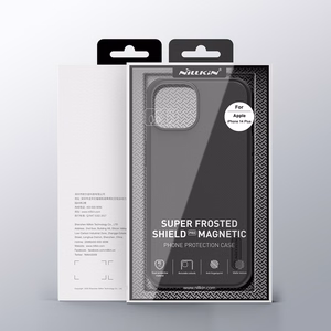 Nillkin Super Frosted Shield Pro Magnētiskais viedtālruņa apvalks iPhone 14 Plus ar MagSafe magnētiskais melns