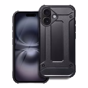 ARMOR viedtālruņa apvalks IPHONE 16 melns