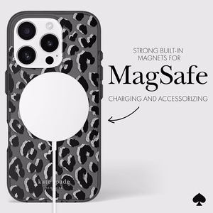 Kate Spade New York Protective MagSafe - Case for iPhone 16 Pro (City Leopard)