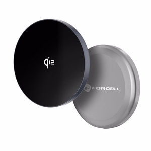 FORCELL F-ENERGY Smart Charge Qi2 15W bezvadu lādētājs ar 150cm noņemamu kabeli saderīgs ar MagSafe sudraba