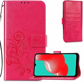 Korpuss Flower Book Samsung A356 A35 5G rose-red