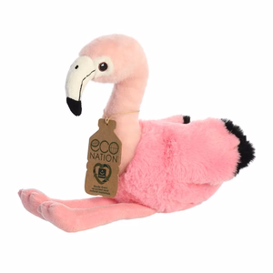 Eco Nation videi draudzīga flaminga plīša rotaļlieta, 24 cm