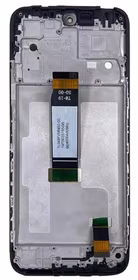 LCD screen Xiaomi Redmi 12 4G/12 5G/Poco M6 Pro 5G ar touch screen un frame Melns ORG