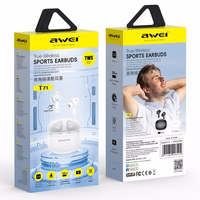 Bezvadu austiņas Awei T71 baltas