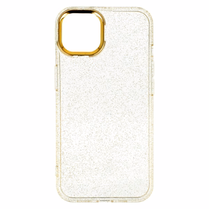 Tel Protect Gold Glitter maciņš iPhone 14 zelta