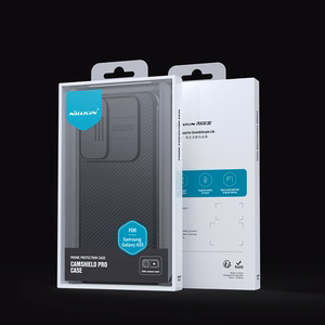 Nillkin CamShield Pro apvalks Samsung Galaxy A55 ar kameras vāciņu - melns