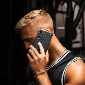 Ringke Onyx izturīgs TPU apvalks Samsung Galaxy A73 pelēks