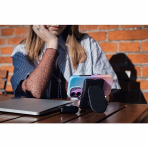 FORCELL F-PROTECT Mirage, militārā standarta pārbaudīts magnētiskais viedtālruņa apvalks IPHONE 16, rozā zils