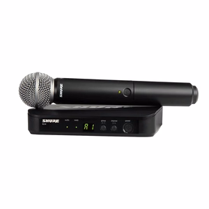 Shure BLX24E/SM58-H8E – bezvadu vokālā sistēma ar SM58 mikrofonu
