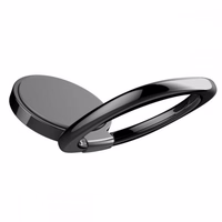 Baseus "Privity" Melns magnetic ring / holder