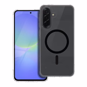 Viedtālruņa apvalks Drop Glue krāsains gredzenveida Magnētiskais vāciņš ar MagSafe, piemērots SAMSUNG A36, melns