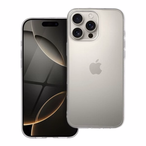 Caurspīdīgs viedtālruņa apvalks 2 mm IPHONE 16 Pro Max caurspīdīgs