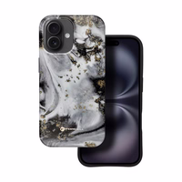 FORCELL F-PROTECT Mirage, militārā standarta pārbaudīts magnētiskais viedtālruņa apvalks IPHONE 16, sudraba migla