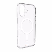 Puro Impact Clear D3O MagSafe silikona viedtālruņa apvalks iPhone 16 Plus - caurspīdīgs