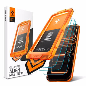 Spigen Alm Glas.tR Slim 3-Pack rūdīts stikls iPhone 17 Pro Max caurspīdīgs