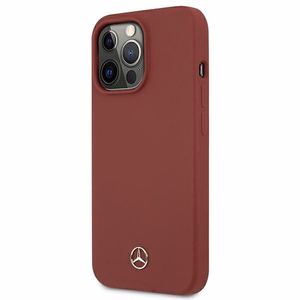 Mercedes Silicone Line чехол для iPhone 13 Pro / iPhone 13 - Красный