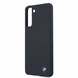 BMW BMHCS21SSILNA vacins S21 G991, tumsi zils, Silicone Signature hardcase